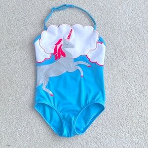 Mini Boden Unicorn Cloud Bathing Suit
